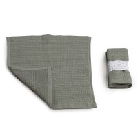 T302-SG: Sage Waffle Face Cloth